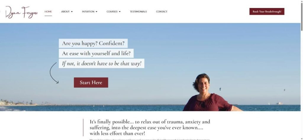 Dyan Ferguson website screenshot